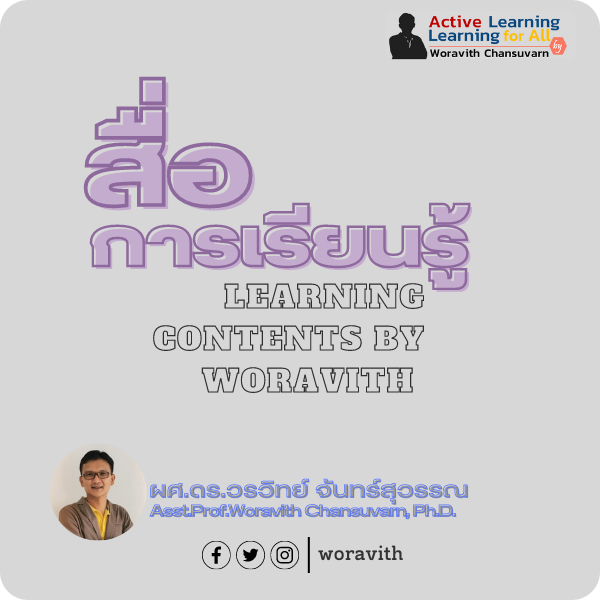 Learning Contents by Dr.Woravith Chansuvarn