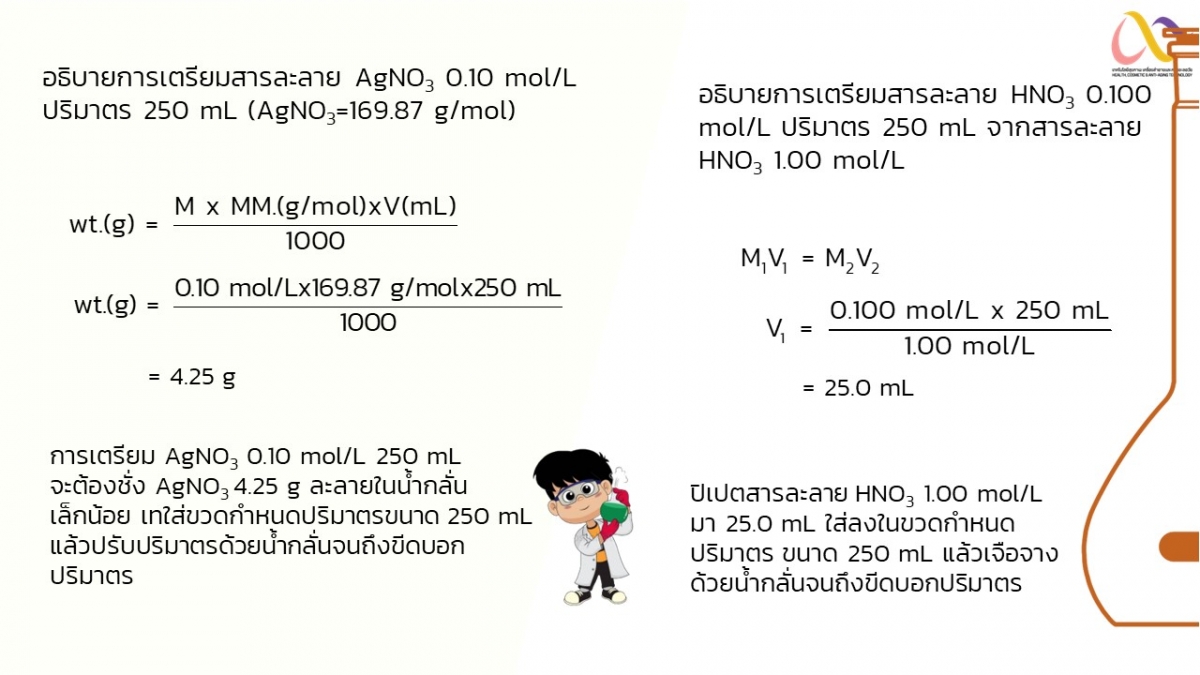 การเตรียมสารละลาย